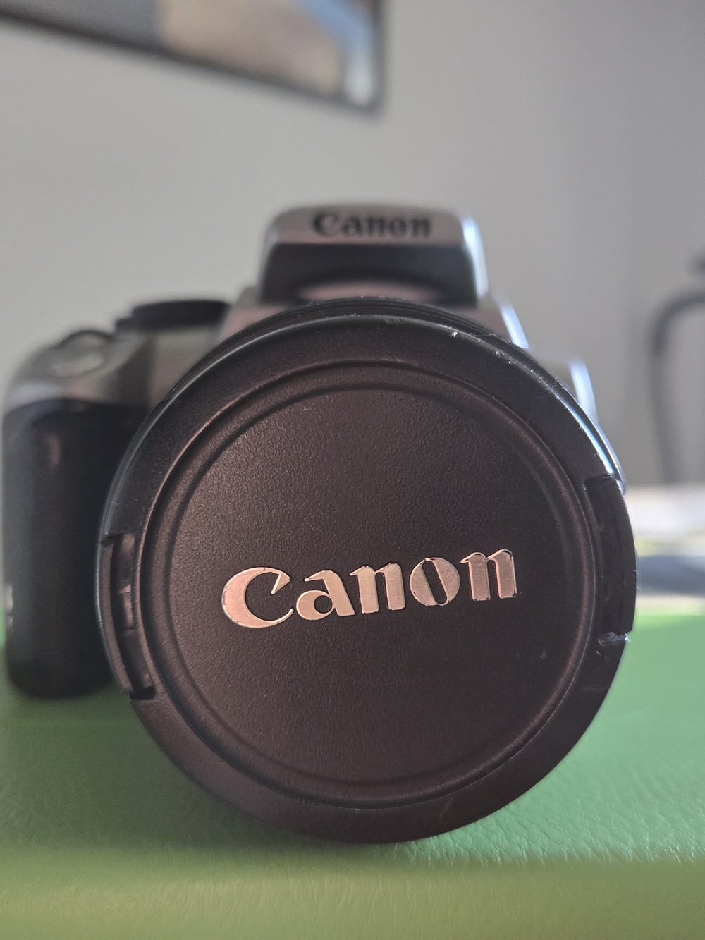 Canon Black and Silver Eos Rebel Xt DSLR